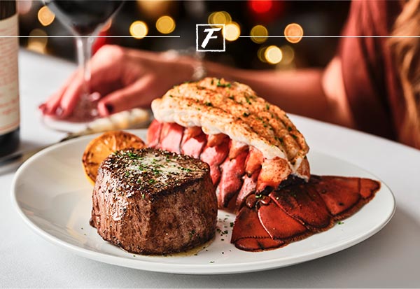 Fleming's Steak and Lobster Tail.