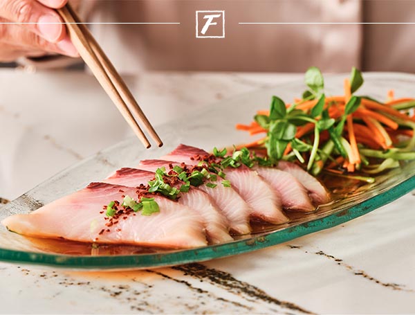 Fleming's Yellowtail Crudo