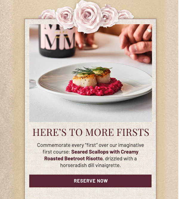 Here's to More Firsts. Commemorate every 