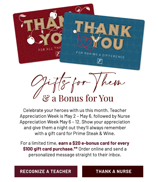 Gifts for Them and a Bonus for You