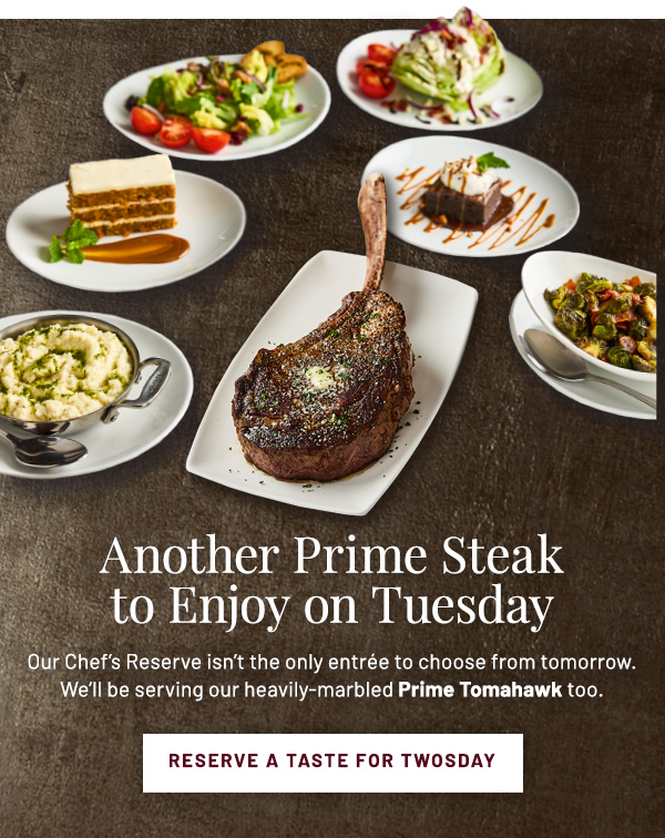 Another Prime Steak to Enjoy on Tuesday
