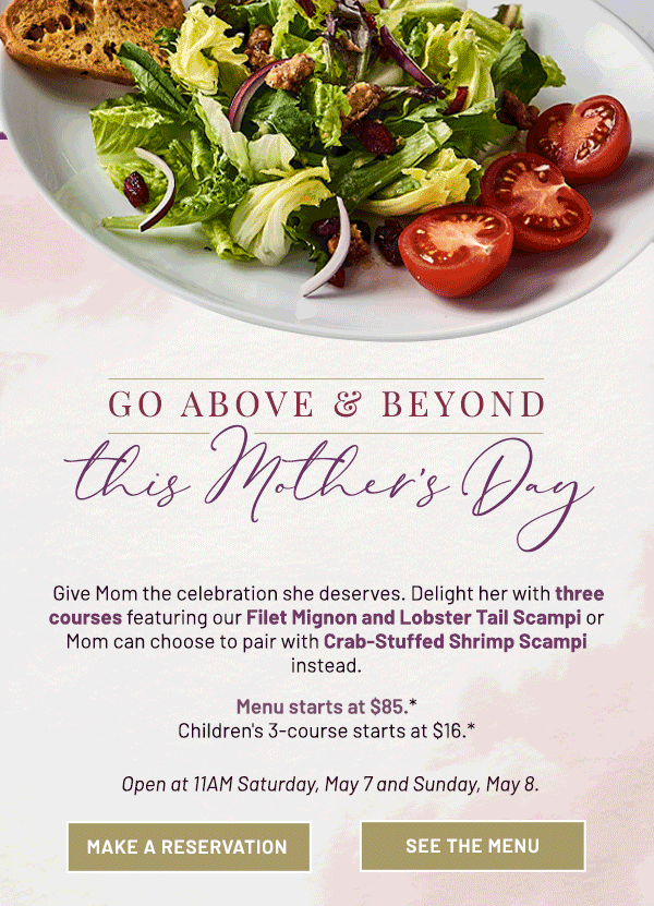 Go Above & Beyond This Mother's Day