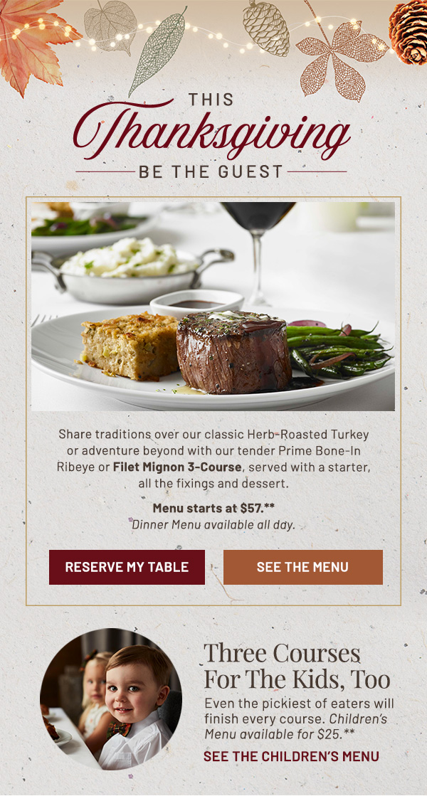 This Thanksgiving Be The Guest