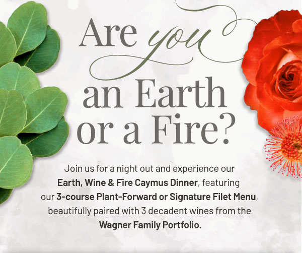 Are You an Earth or a Fire? Fleming's Earth Wine and Fire.