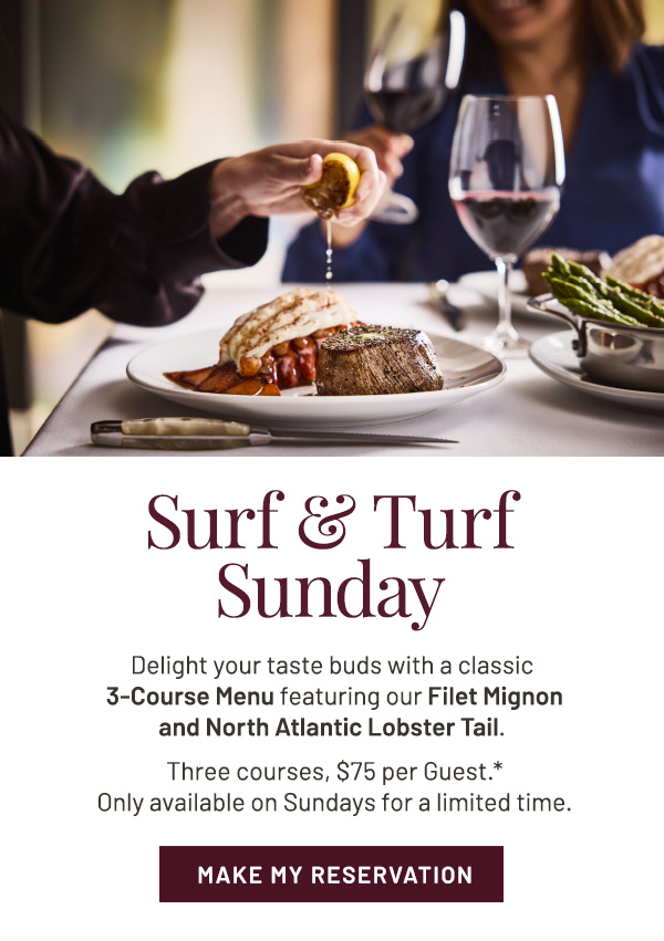 Surf & Turf Sunday