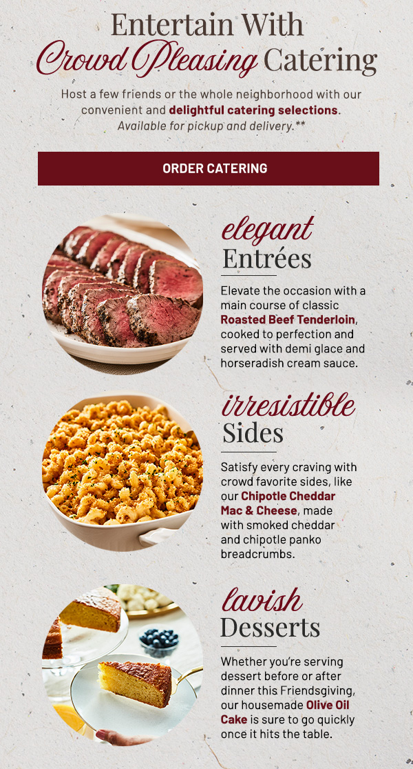 Entertain With Crowd Pleasing Catering