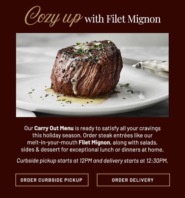 Cozy Up with Filet Mignon