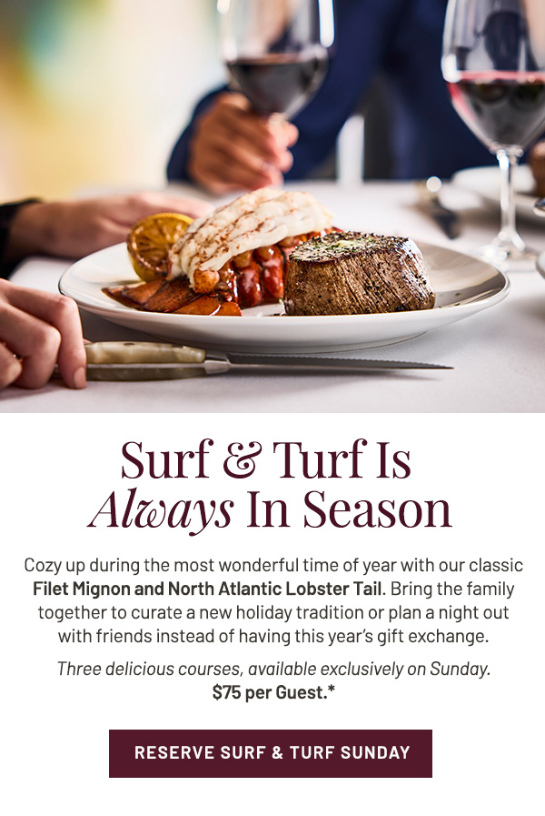 Surf & Turf is Always In Season