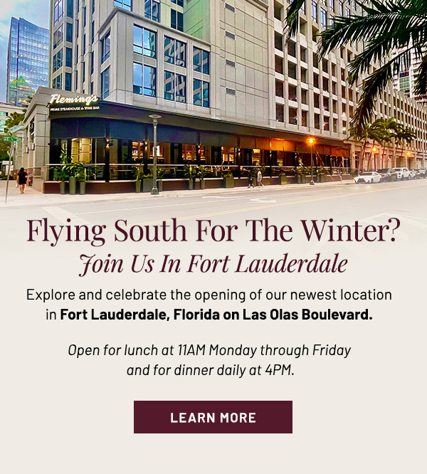 Flying South For The Winter?