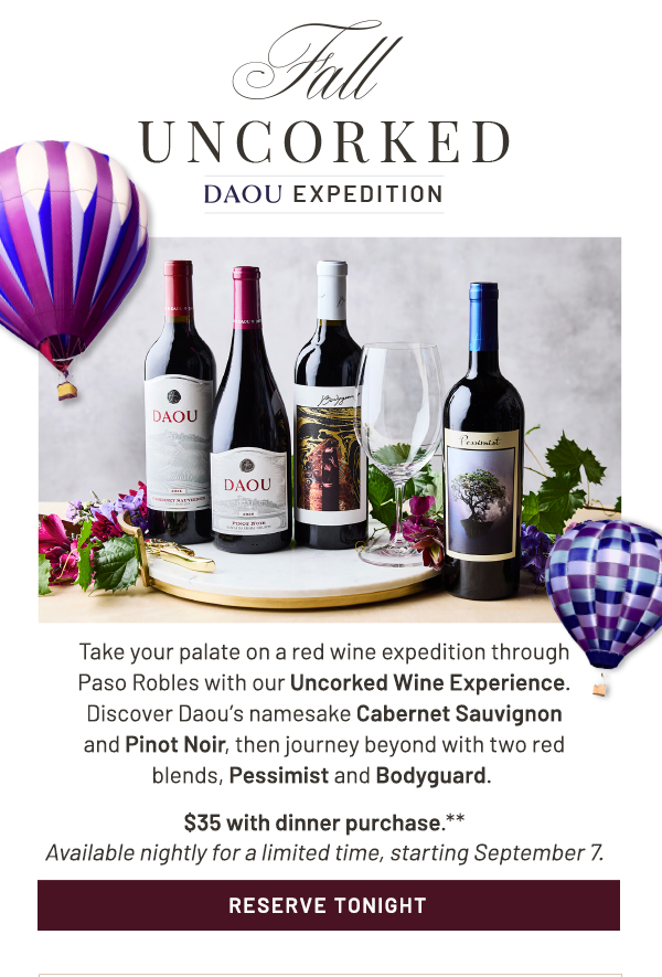 Fall Uncorked Daou Expedition