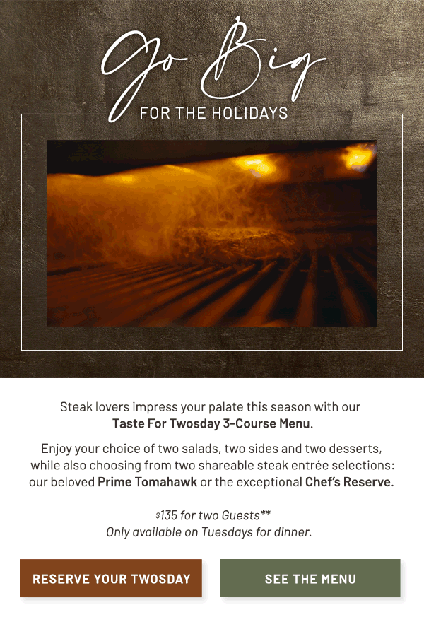 Go Big For The Holidays