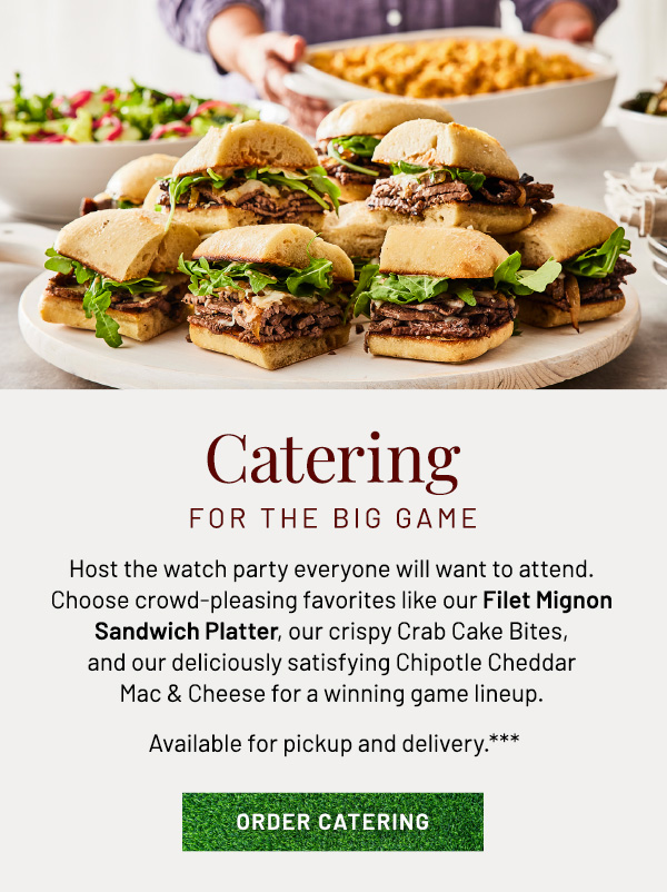 Catering For the Big Game