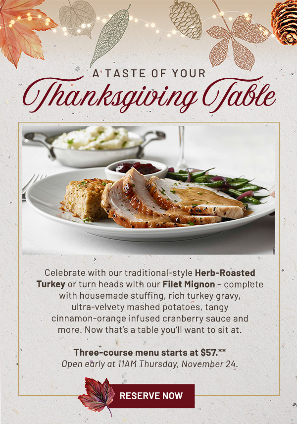 A Taste of Your Thanksgiving Table